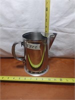 LARGE STAINLESS STEEL  PITCHER