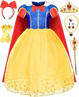Funna Costume Princess Dress for Toddler Girls wit