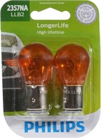 Philips 2357NA LongerLife Miniature Bulb, 2 Pack