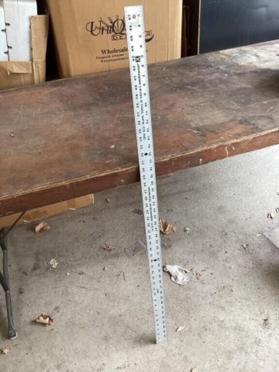 4 foot metal yardstick