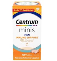 4 Bottles Centrum Men Immune Support Supplement