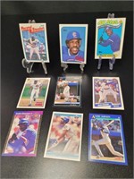9 Andre Dawson baseball cards