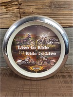 Harley Davidson Motorcycle Clock Makes Noise Works