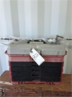 Tackle Box with Fishing Pole