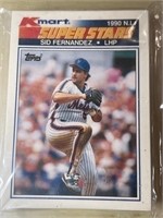 25 1990 Topps Sid Fernandez #11 Kmart SuperStars!