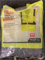 HDX Yellow Safety Vest Class 2
