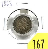 1863 Indian Head cent