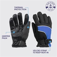 Yacht & Smith Winter Ski Gloves Fleece Lined