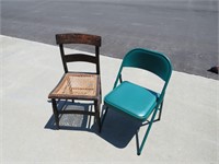 Modern Chair and Vintage Chair - pick up only