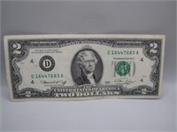 1976 Retired $2.00 Bill