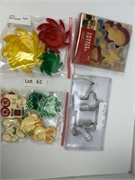 Lot of Cookie Cutters Various Holidays Giant Suns