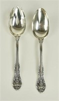 Two Gorham King Edward Sterling Serving Spoons