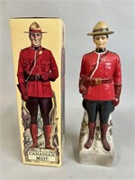 RCMP CANADIAN MIST DECANTER WITH BOX PLUS