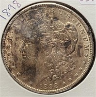 1898 Morgan Silver Dollar (UNC)