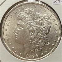 1896 Morgan Silver Dollar (UNC)