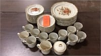 Stoneware, plates, cups, etc.