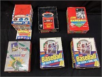 (6) 1988 FLEER, 92’-93’ SCORE, FLEER, 1992 TOPPS