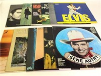 12 Albums Vinyl - Diamond Simon Garfunkel Elvis +