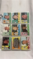 Topps vintage baseball cards 7 sheets