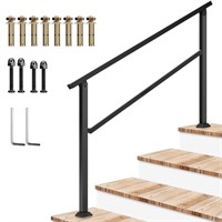 VIVOSUN Outdoor Handrail, 4-5 Step Stair Handrail