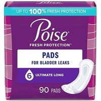 Poise Incontinence Pads for Women, Ultimate