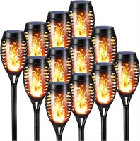 12-PACK TOODOUR SOLAR POWERED TORCH LIGHTS