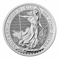 2023 Great Britain 1 Kg. Silver Britannia: King Bu