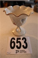 Milk Glass Pedestal Dish (Marked)