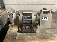 5” dual wheel bench grinder- works