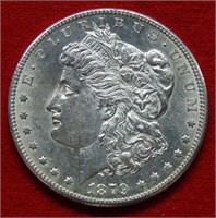 1879 S Morgan Silver Dollar REV of 1878 S