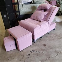Spa Chair Pink Rose Colour
