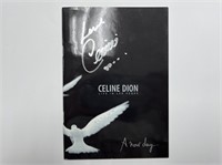 Autograph COA Celine Dion Booklet