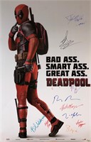 Deadpool Ryan Reynolds Autograph Poster