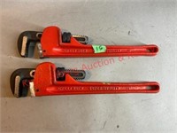 (2) 14" Great Neck Pipe Wrenches