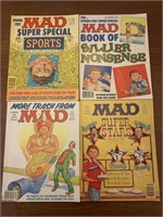 (4) Vintage Mad Magazines