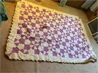 PURPLE & WHITE QUILT