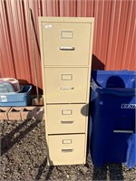 4 Drawer File Cabinet, slightly dented on side