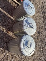 3 Trash Buckets of Potting Soil