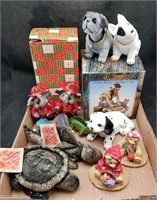 Mixed Collectible Lot Dinosaurs Dogs & More