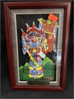 3 DIMENSIONAL ASIAN MU GUIYING SHADOW BOX -