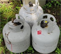 3 Propane Tanks