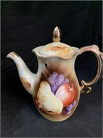 6.5 “ VINTAGE ENESCO CERAMIC FRUIT TEAPOT