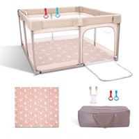 Joypony 4 in 1 Baby Playpen with Mat  50x50