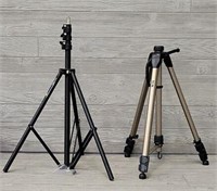 (3) Adjustable Camera Tripods