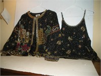 Beaded Cammy & Jacket  Size Medium