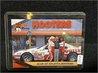 NASCAR HOOTERS COLLECTOR CARD