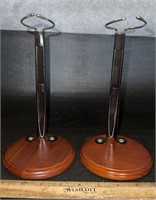 (2)COLLECTOR DOLL STANDS