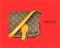 Louis Vuitton Monogram Cartouchiere Crossbody Bag