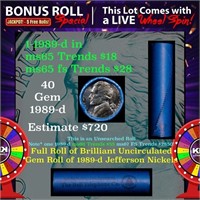 1-5 FREE BU Nickel rolls with win of this 1989-d S