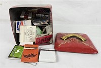 Decorative Tin Full Of Match Books